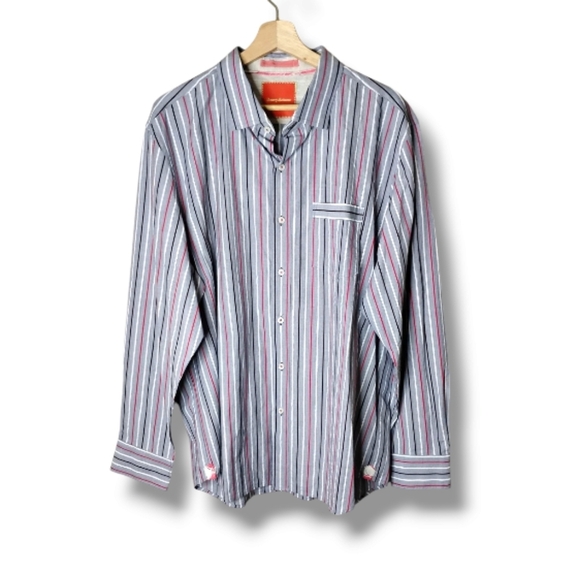Tommy Bahama Mens Long Sleeve Button Down Shirt Size XL Cotton Beach - Picture 1 of 11